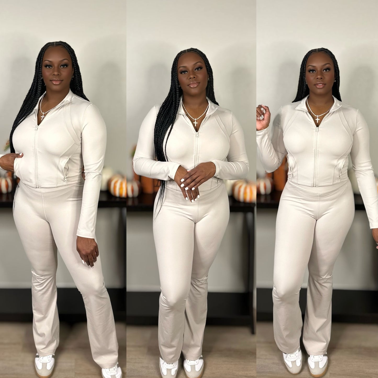 The Baddie Active Set (Cream)