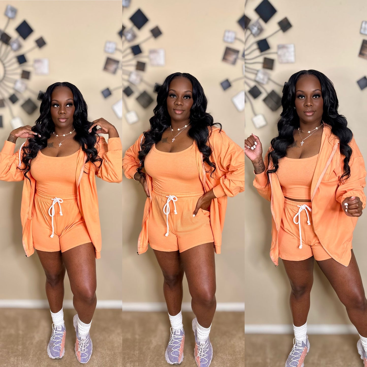 ROXY 3 PIECE SET (ORANGE)
