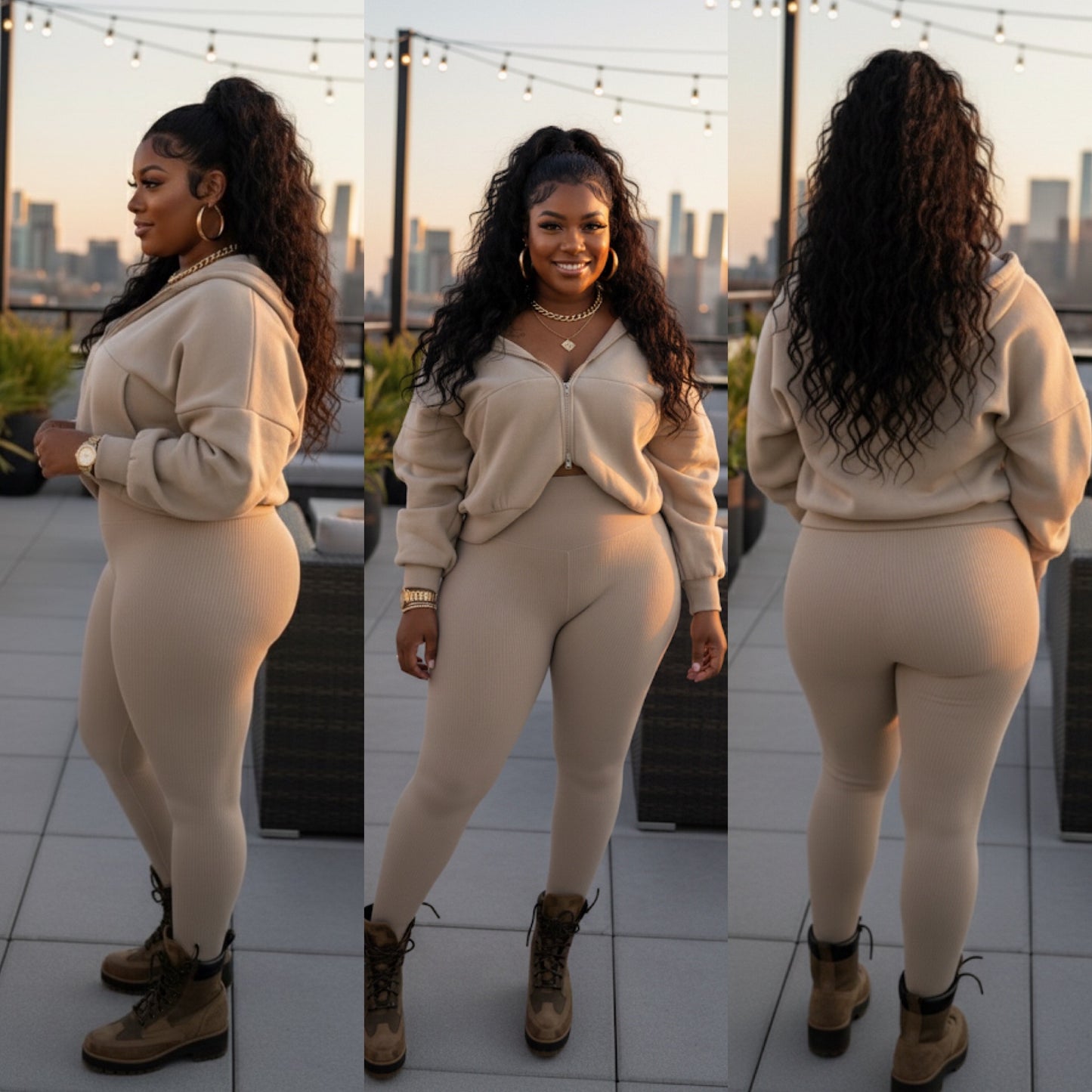 Angie Set (Ash Mocha)