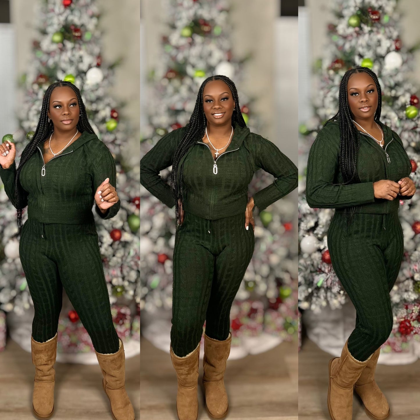 THE KNITTY SET (GREEN)