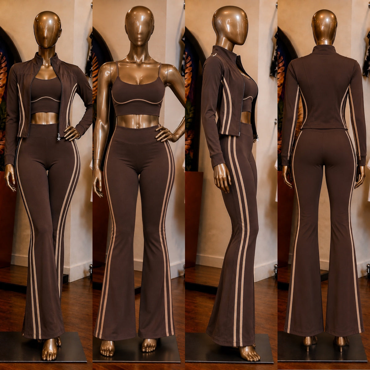 Between The Lines Set (Brown/Tan)