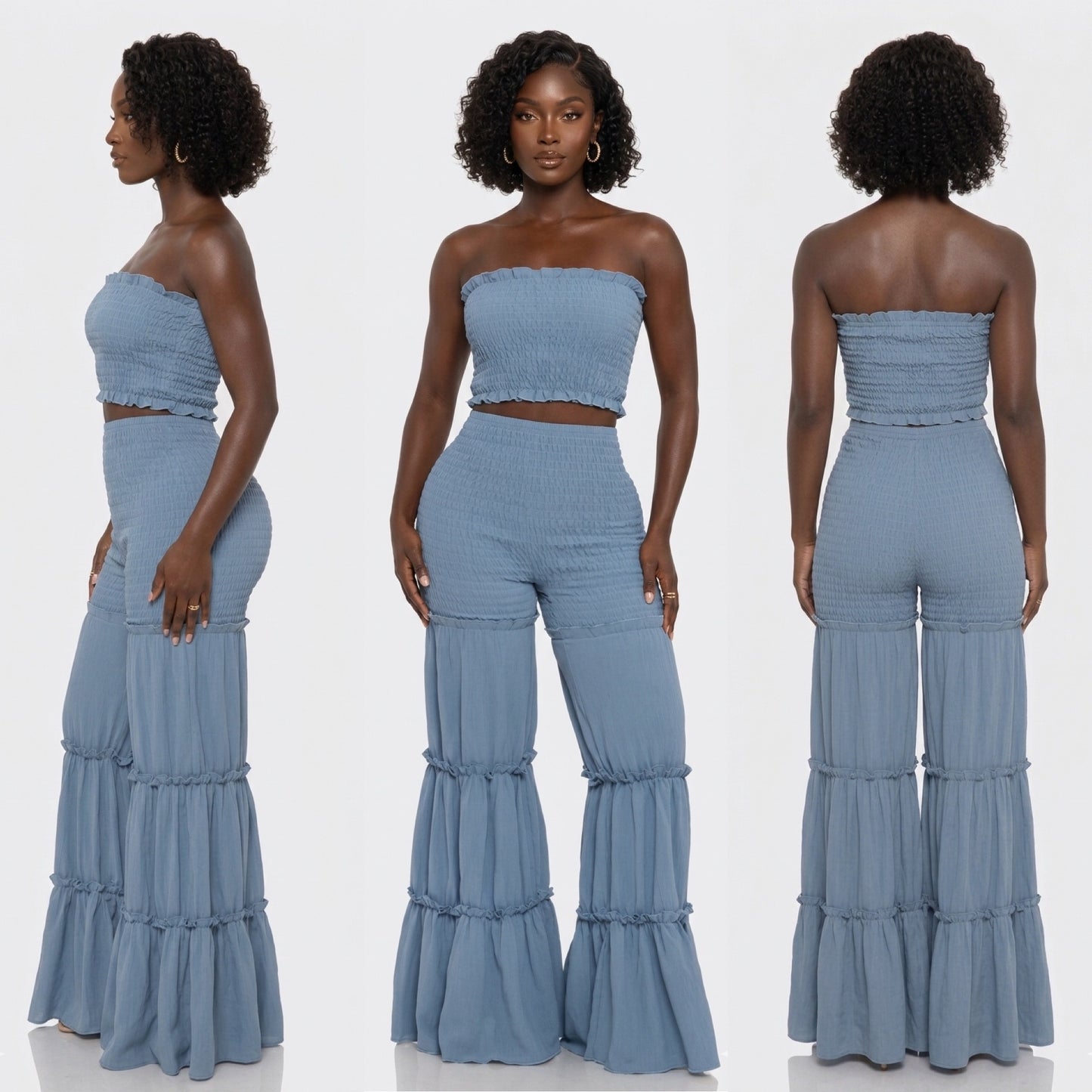 Ruffle Me Set (Blue)