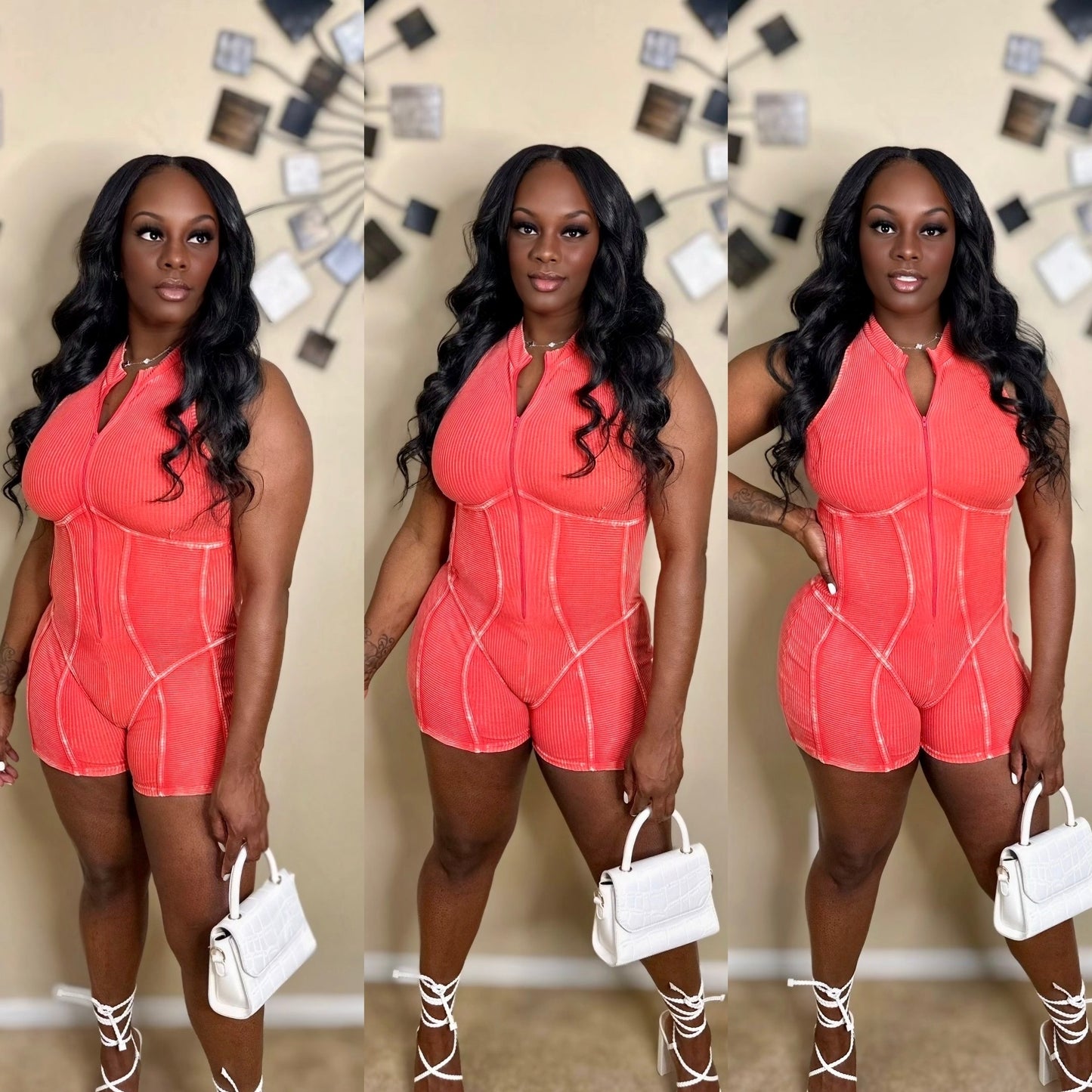 SUMMER BREEZE ROMPER (STRAWBERRY)