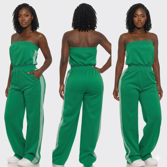 Let's Play Jumpsuit (Green)