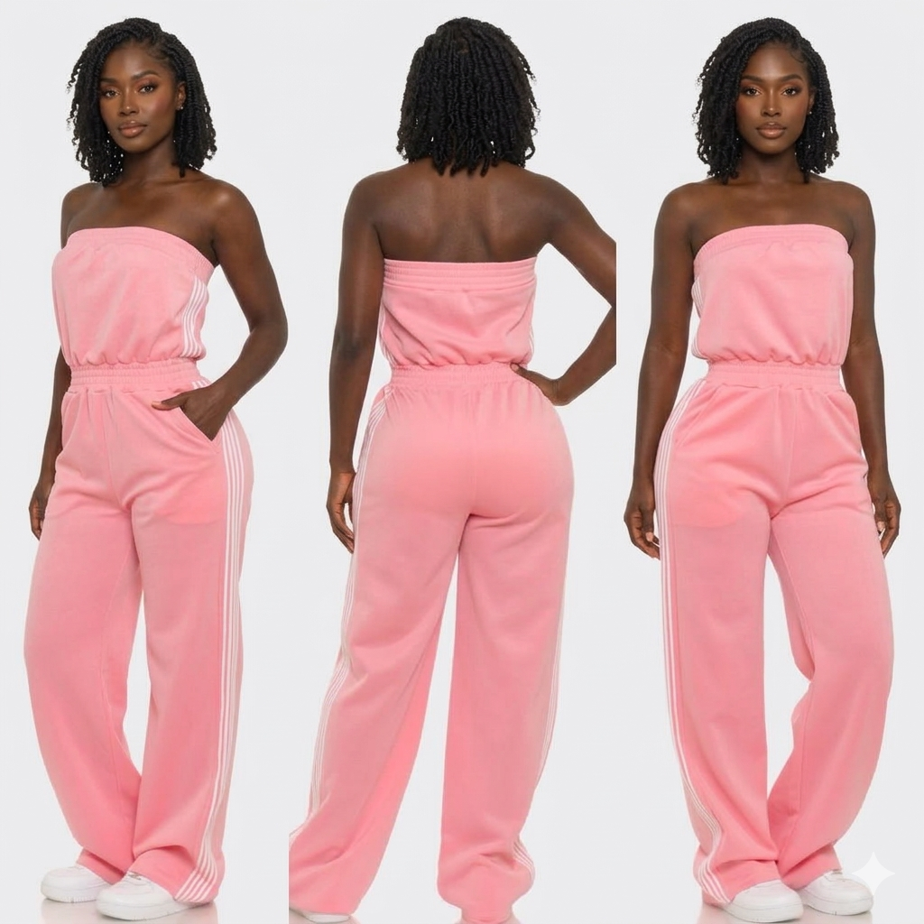 Let's Play Jumpsuit (Pink)