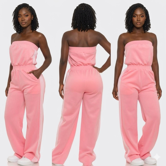 Let's Play Jumpsuit (Pink)