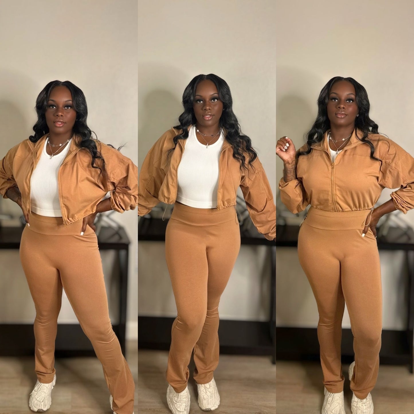THE LUCY 2 PIECE SETS (MOCHA)