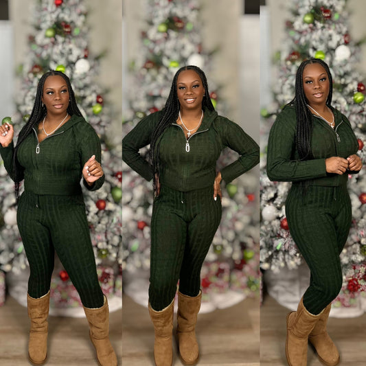 THE KNITTY SET (GREEN)