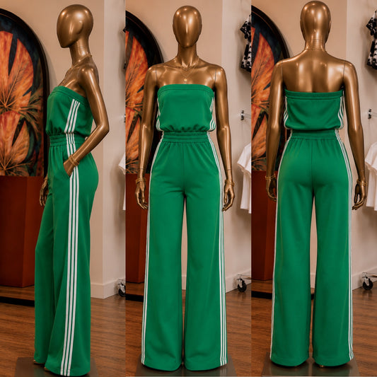 Let's Play Jumpsuit (Green)