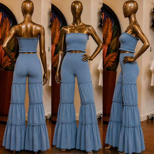 Ruffle Me Set (Blue)