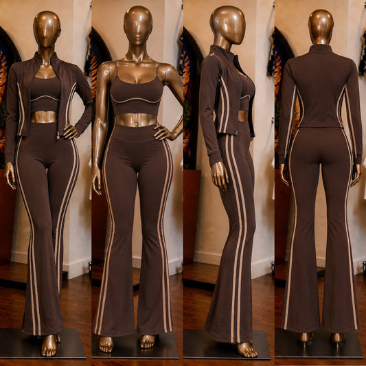 Between The Lines Set (Brown/Tan)