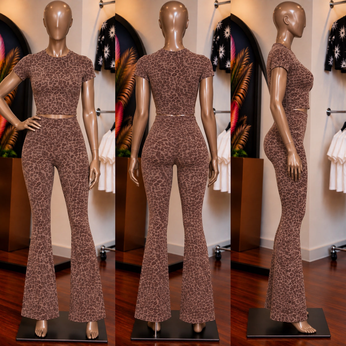 Wild Side Flare Set (Mocha)